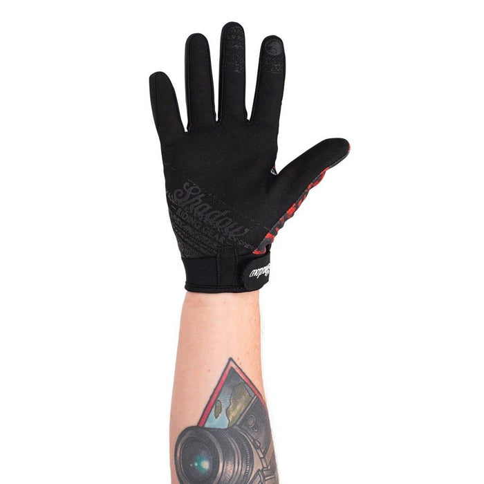 Shadow Conspiracy Red Tie Dye Gloves