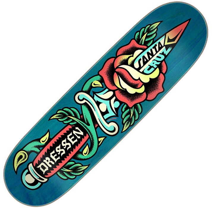 Santa Cruz Dressen Rose Dagger Pro Deck 8.7"