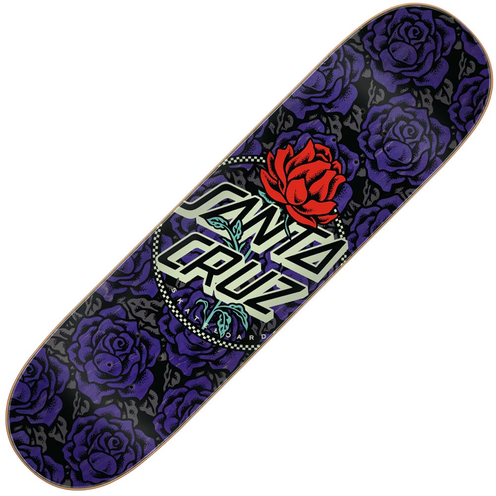 Santa Cruz Rosette Ringed Dot Deck 8.0
