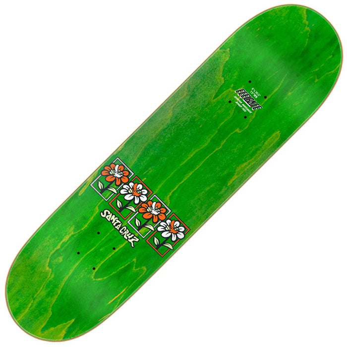 Santa Cruz Delfino Flower Frame FeelBase Deck 8.0"