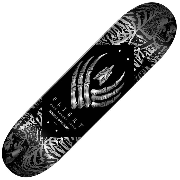 Powell Peralta Skeleton Silver Foil Flight Deck 8.25"