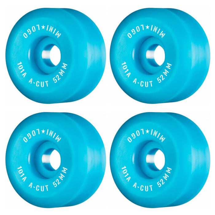 Mini Logo A-Cut 101a Blue Wheels 52mm