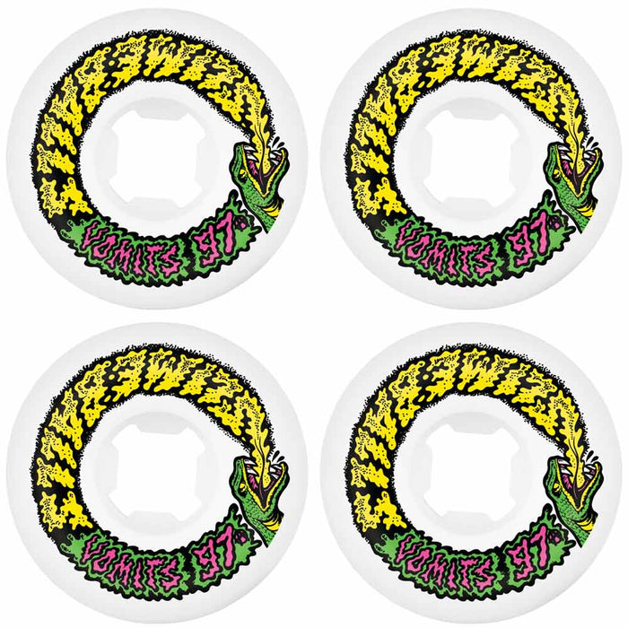Slime Balls Snake Vomits White Pink 97a 60mm Wheels