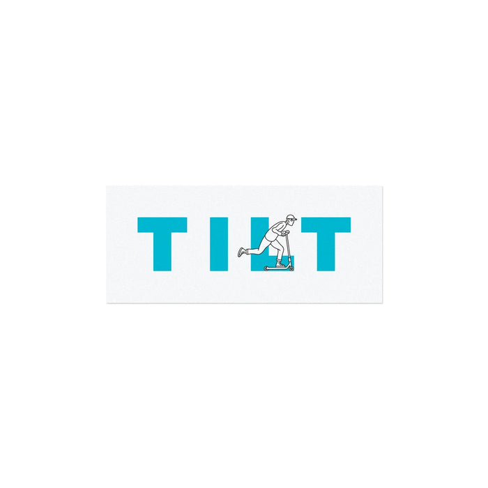 Tilt Push Logo Sticker